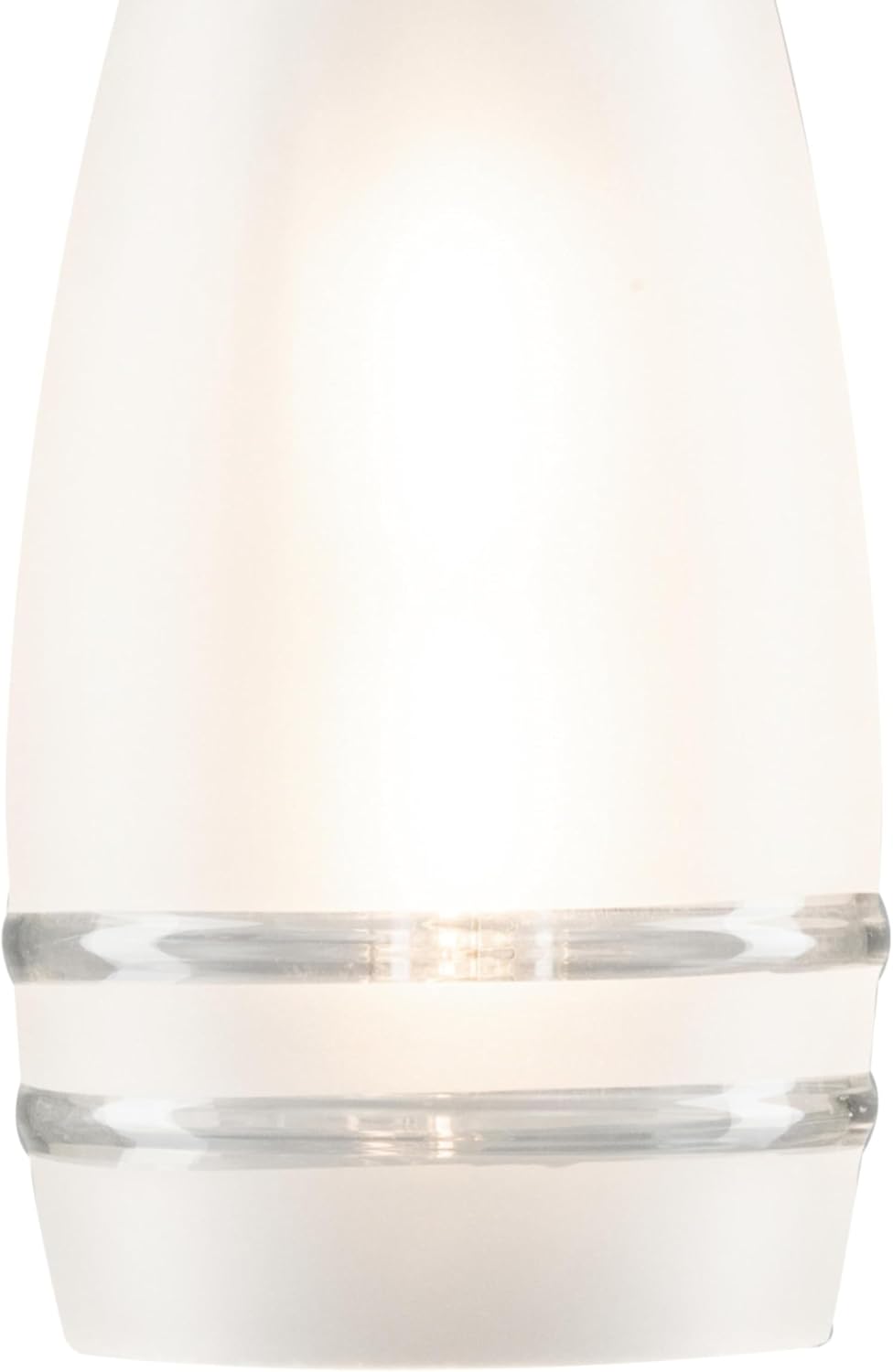 Brushed Nickel Frosted Glass Mini Pendant